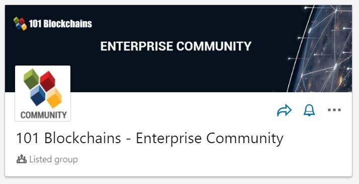 101 Blockchains Enterprise Community