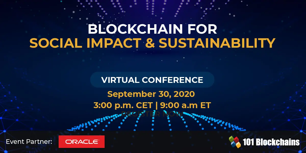 Blockchain for Social Impact and Sustainability – Virtual Conference