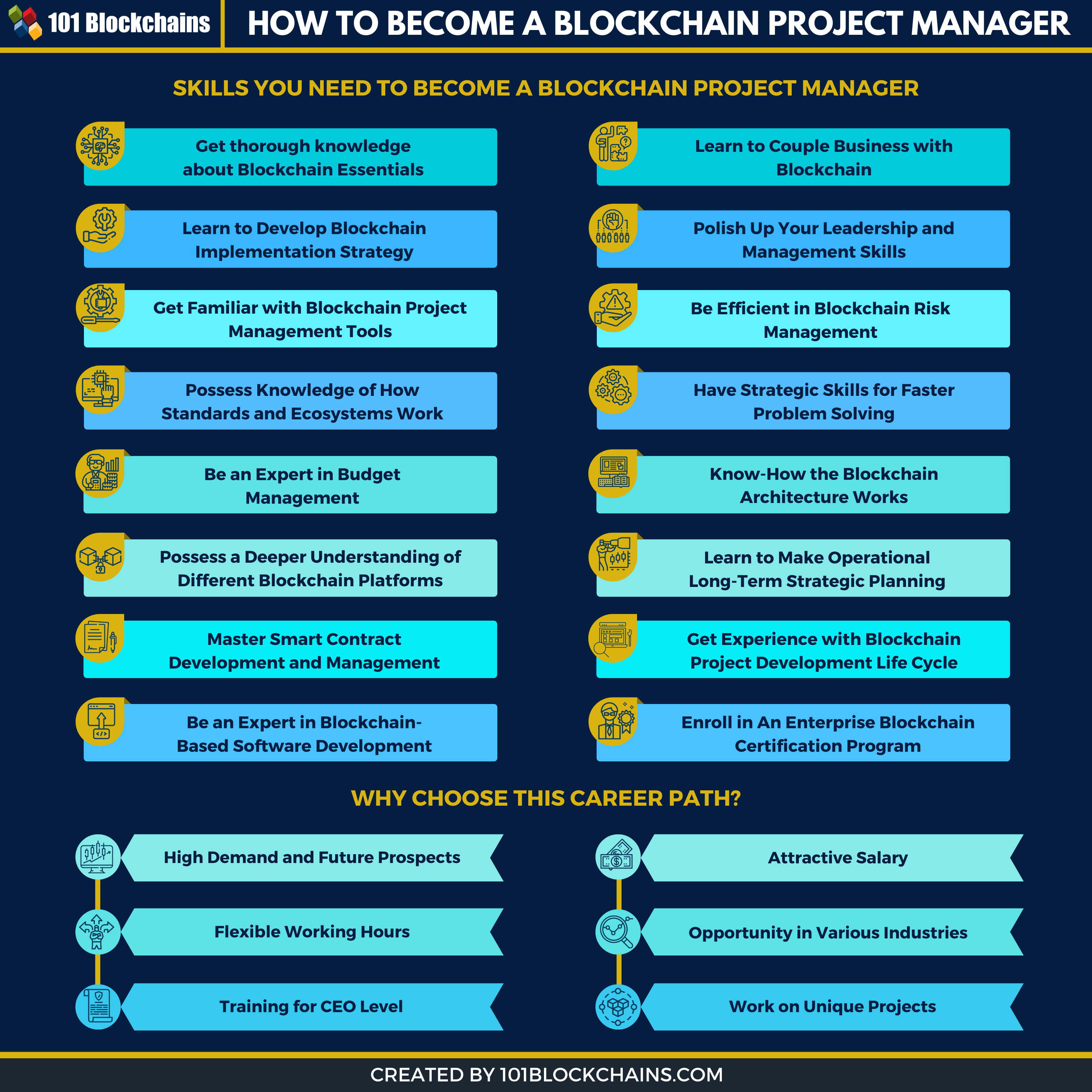 blockchain project manager skills